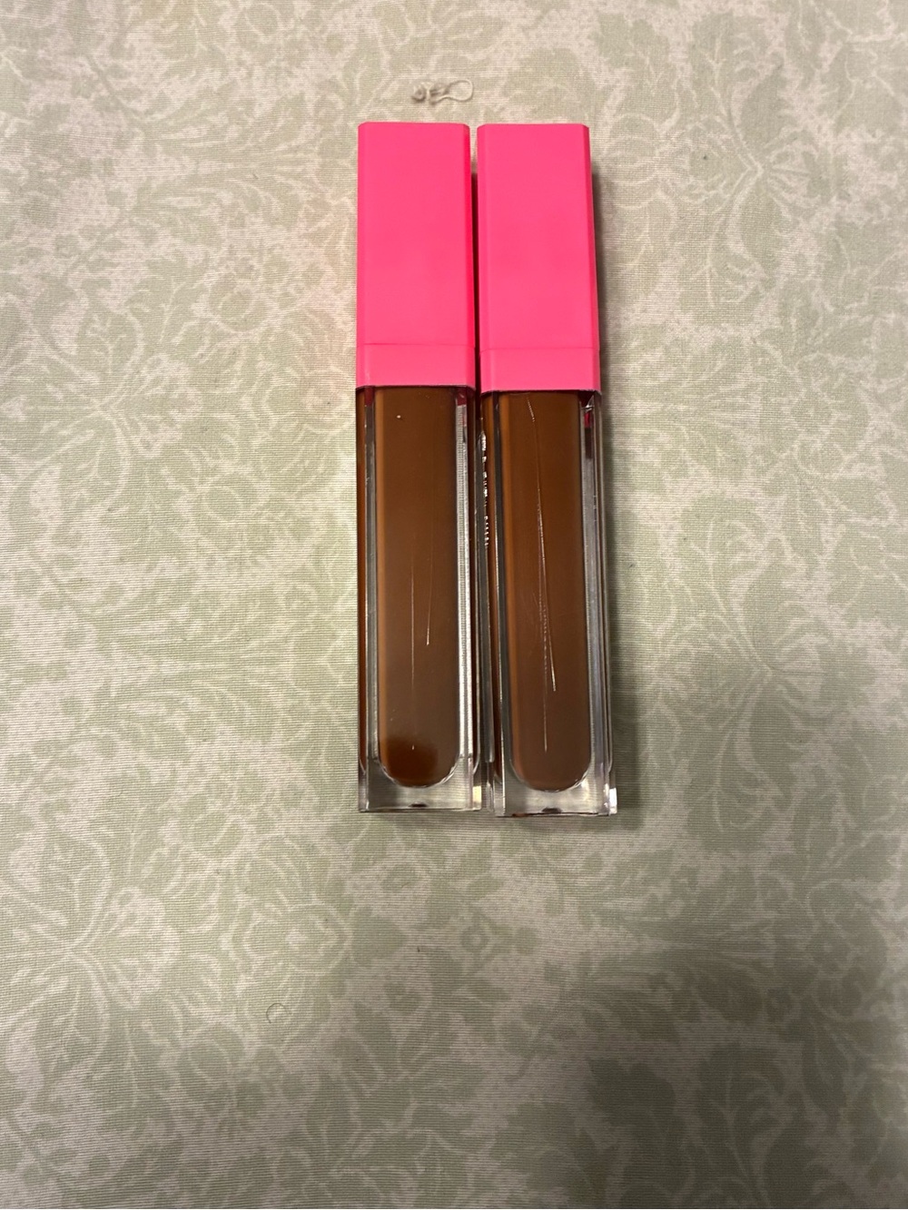 Hydrating Brown Lip Gloss with Pink Cap - Women's Lip Gloss